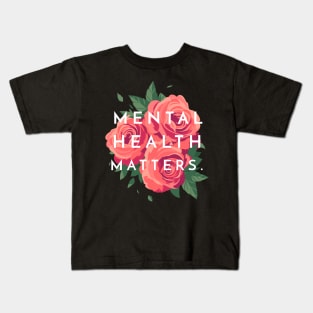 Mental Health Matters Mental Health Awareness Kids T-Shirt